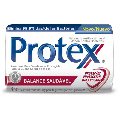 Sabonete antibacteriano protex balance barra, 85g